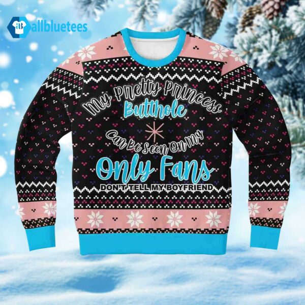 Onlyfans Princess Funny Ugly Christmas Sweater