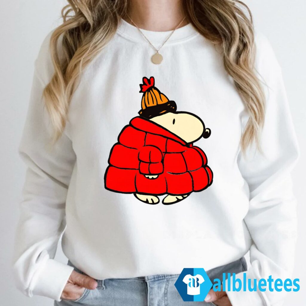 Snoopy Puffer Coat Sweatshirt