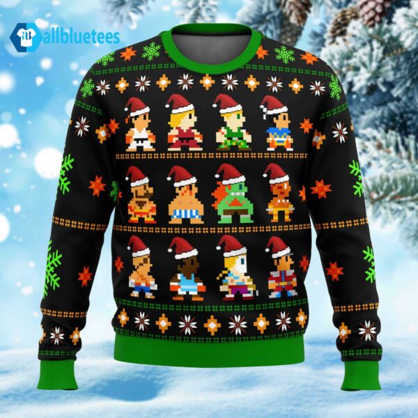 Street Fighter Classic Collection Ugly Christmas Sweater