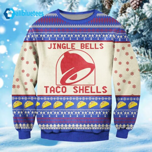 Taco Bell Jingle Bells Taco Shells Christmas Sweater