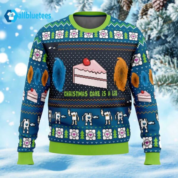 The Christmas Cake Is A Lie Christmas Sweater