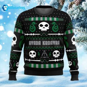 The Dark Avada Kedavra Ugly Christmas Sweater