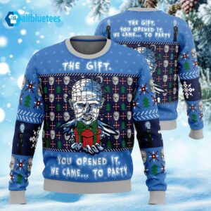 The Gift Hellraiser Ugly Christmas Sweater