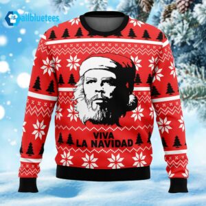 Viva La Navidad Santa Che Guevara Ugly Sweater