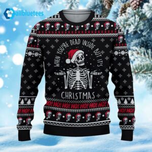 When You Are Dead Inside But Its Christmas Ugly Sweater
