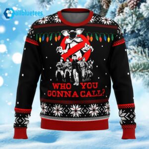 Who You Gonna Call Ugly Christmas Sweater