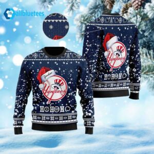 Yankees Ho Ho Ho Christmas Sweater