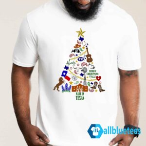 Christmas Tree Made In Texas Shirt