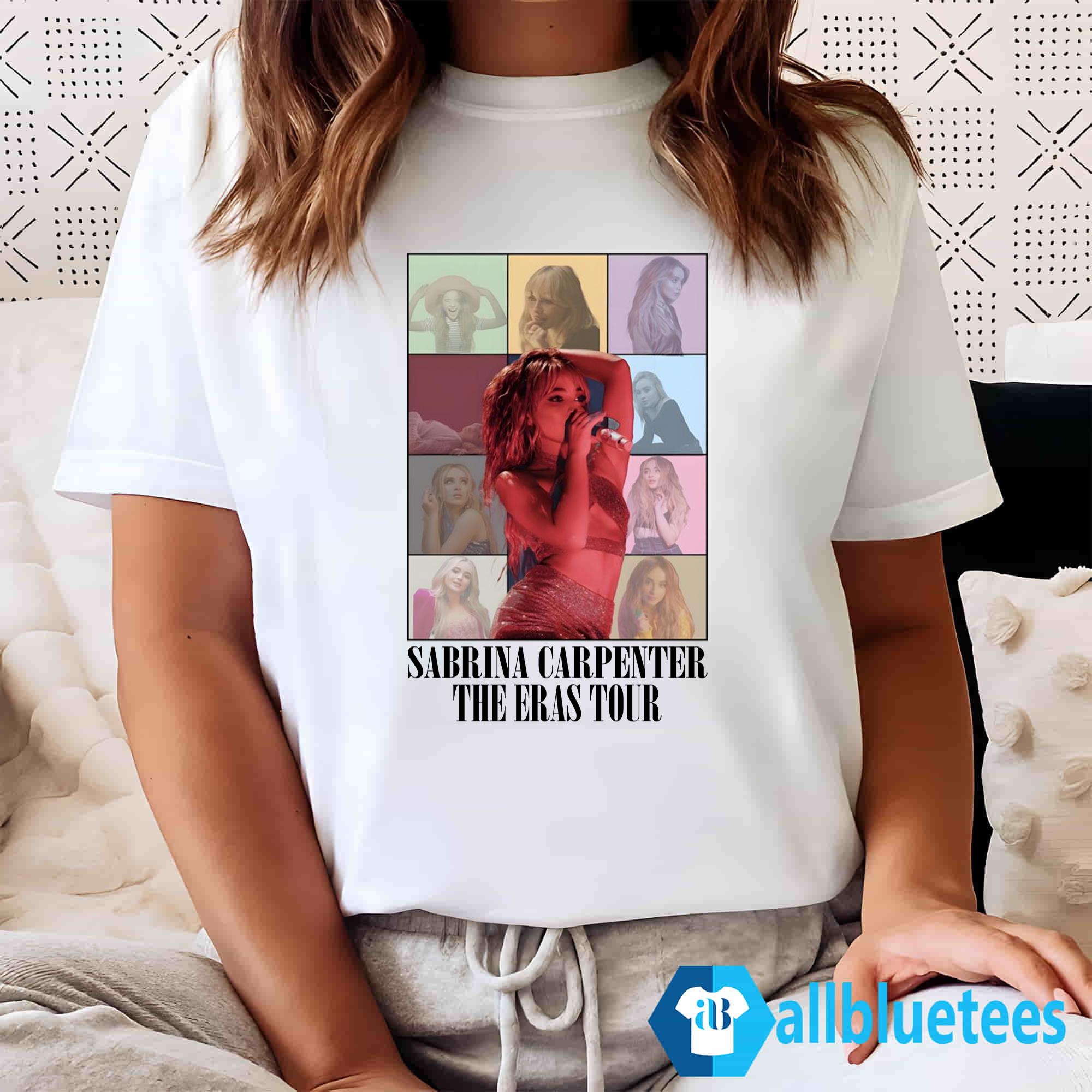 Sabrina Carpenter The Eras Tour T-Shirt | Allbluetees.com