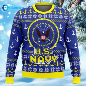 US Navy Premium Christmas Ugly Sweater