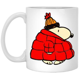 Snoopy Puffer Coat Mug