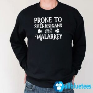 Prone To Shenanigans And Malarkey Sweatshirt