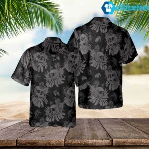Black Goth Hawaiian Shirt