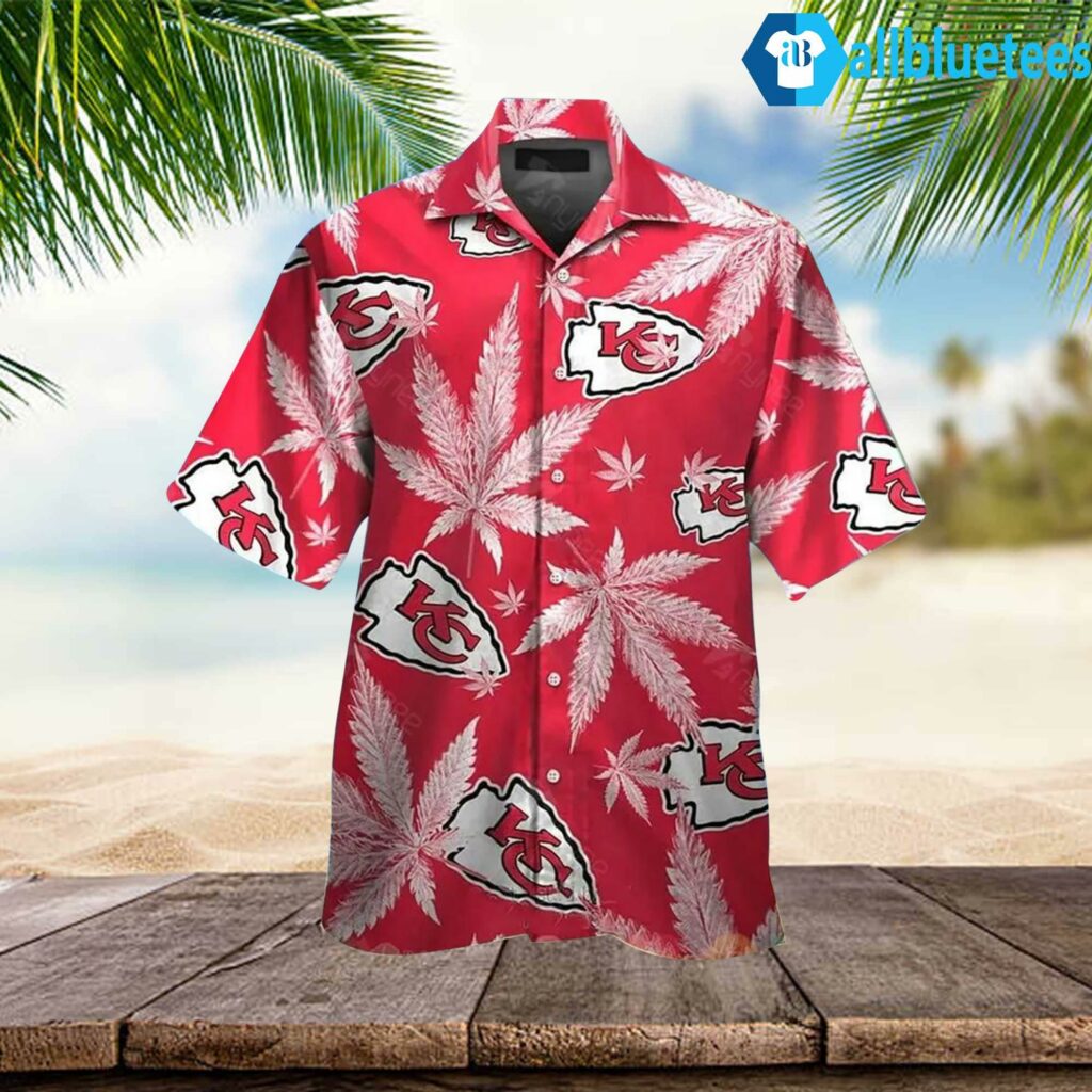 Kansas City Chiefs Weed Red Hawaiian Shirt