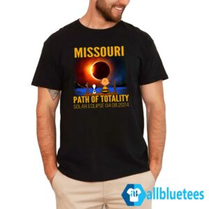 Missouri Path of Totality Solar Eclipse April 8 2024 Shirt