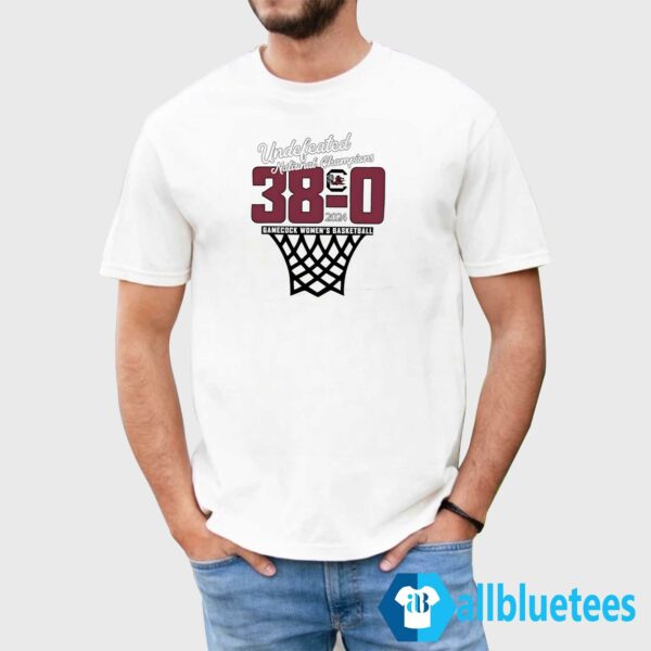 Gamecocks Undefeated 38-0 2024 National Champions Shirt